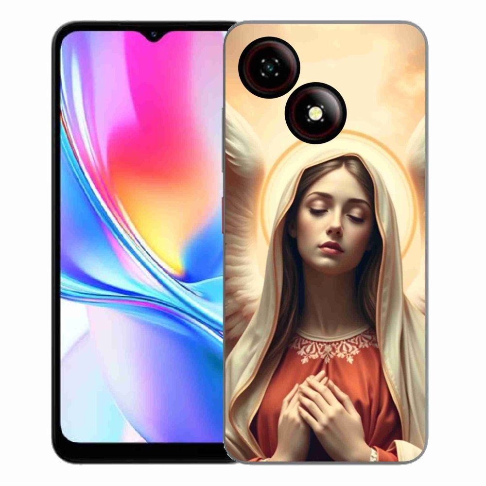 ZTE Blade A35E zselés tok mmCase - vallási motívumhoz
