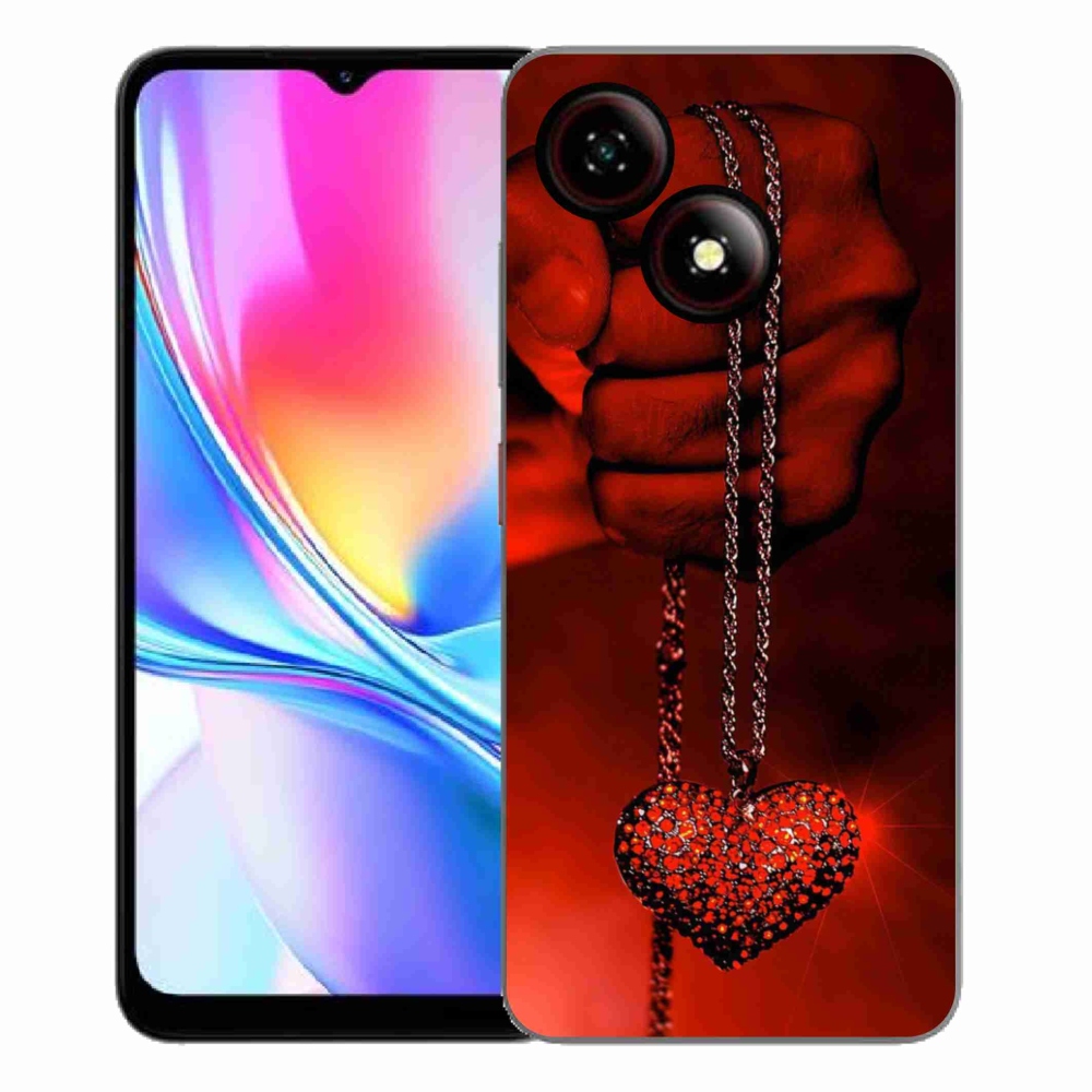 ZTE Blade A35E zselés tok mmCase - nyaklánc
