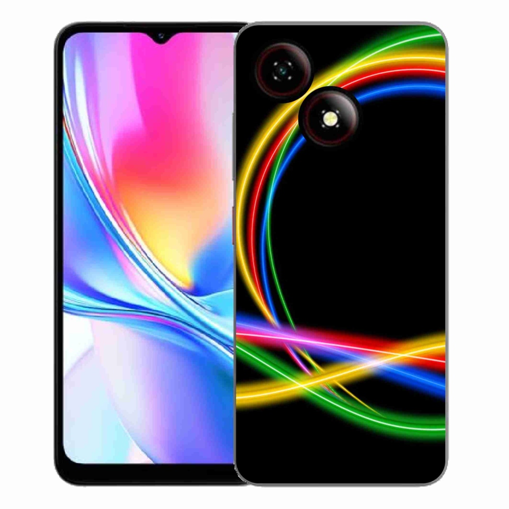 ZTE Blade A35E zselés borítás mmCase - neon körökhöz