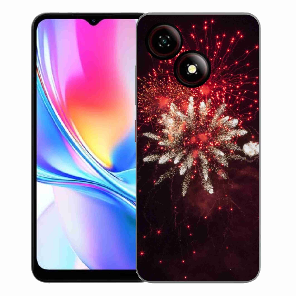 ZTE Blade A35E zselés tok mmCase - tűzijáték
