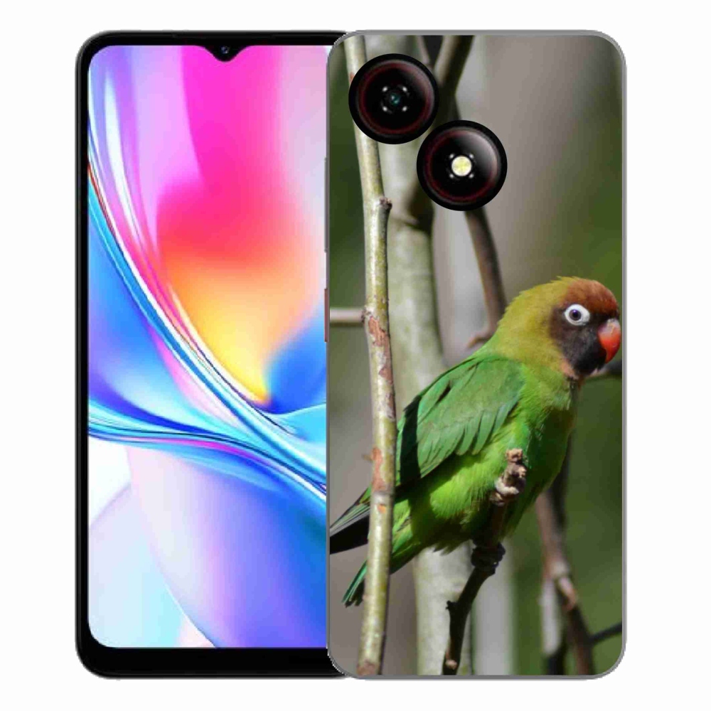 ZTE Blade A35E zselés tok mmCase - papagáj agapornis