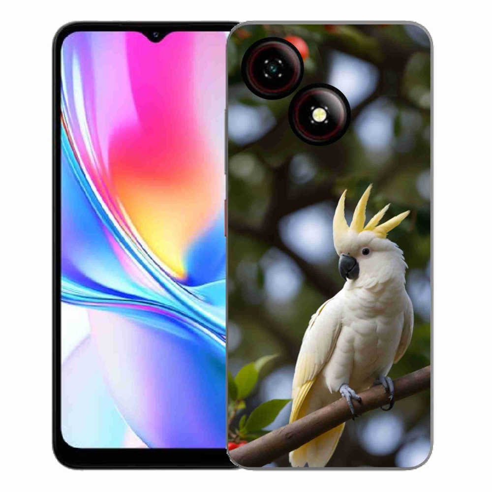 ZTE Blade A35E zselés tok mmCase - papagáj kakadu 3