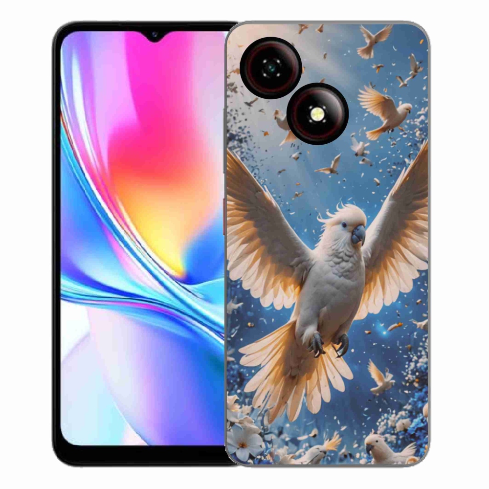 ZTE Blade A35E zselés tok mmCase - papagáj kakadu