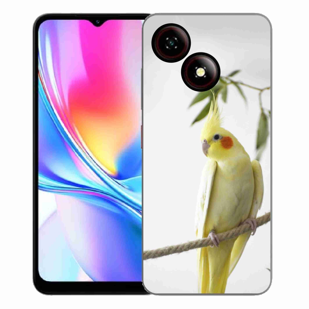 ZTE Blade A35E zselés tok mmCase - papagáj korall színben