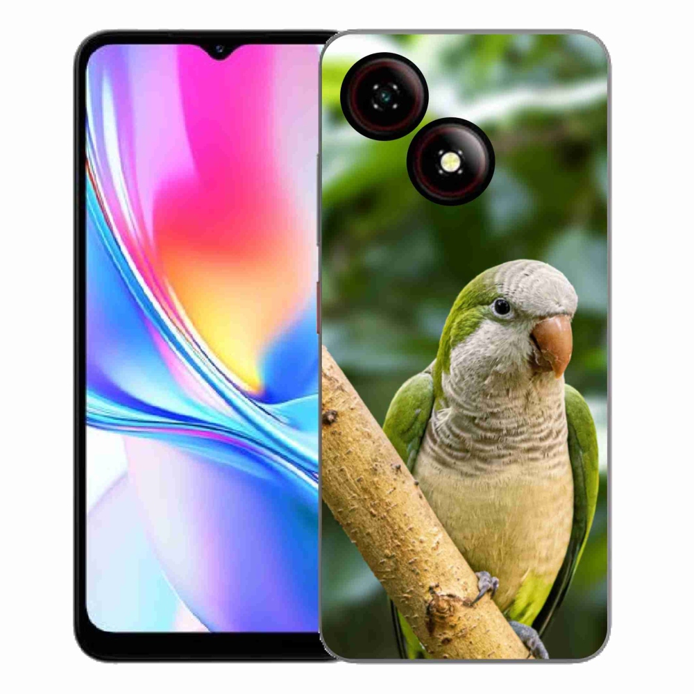 ZTE Blade A35E zselés tok mmCase - papagáj szerzetes