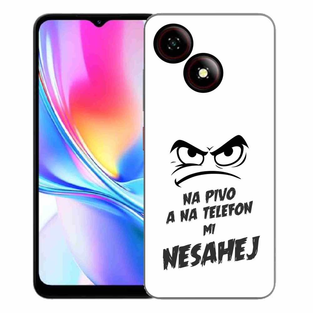 ZTE Blade A35E zselés tok mmCase - sör motívum 2 fehér háttér