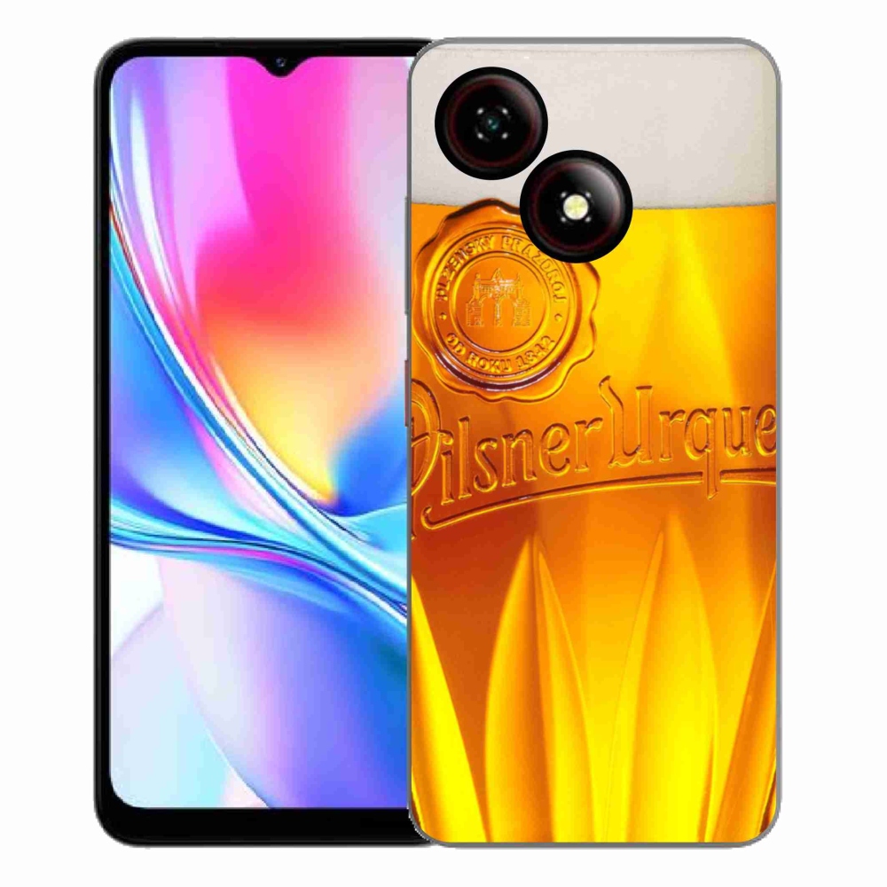 ZTE Blade A35E zselés tok mmCase - sör