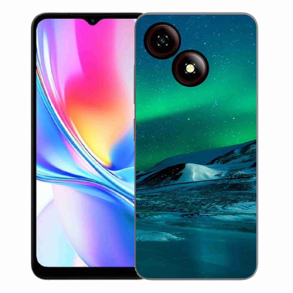 ZTE Blade A35E zselés tok mmCase - aurora borealis