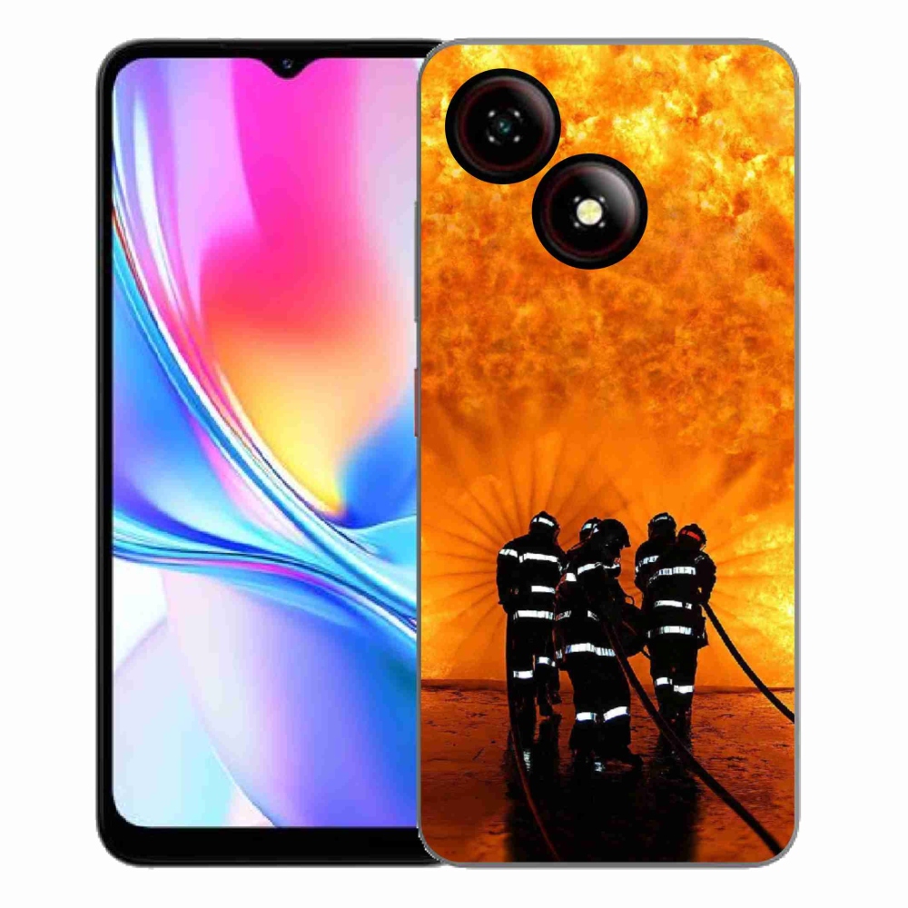 ZTE Blade A35E zselés tok mmCase - tűz