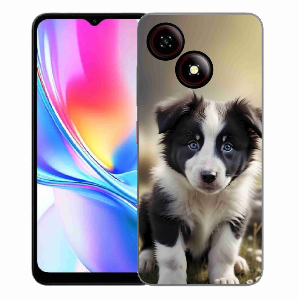 ZTE Blade A35E zselés borító mmCase - aranyos border collie