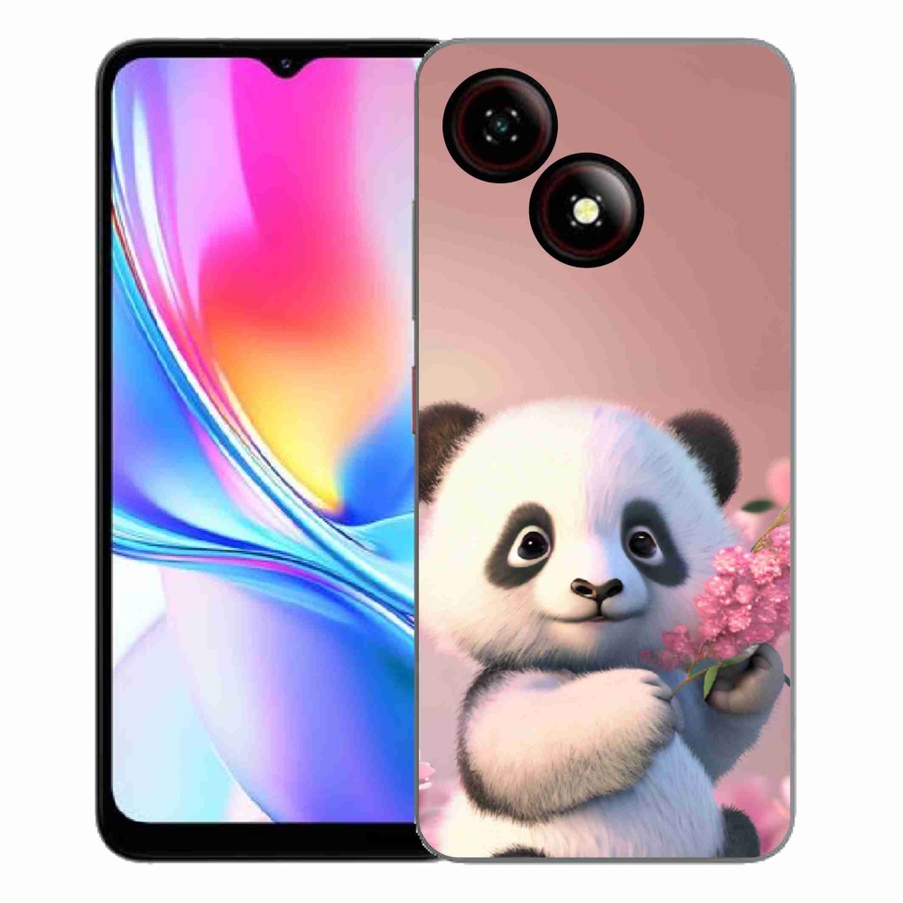 ZTE Blade A35E zselés tok mmCase - aranyos panda