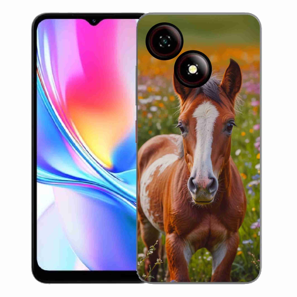 ZTE Blade A35E zselés borítás mmCase - aranyos csikó