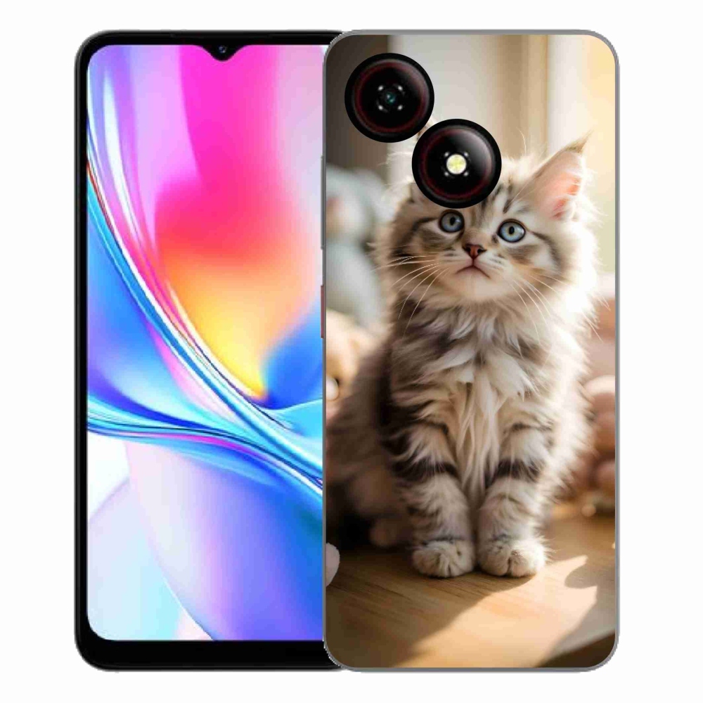 ZTE Blade A35E zselés borító mmCase - aranyos cica 10