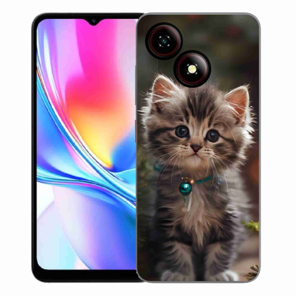 ZTE Blade A35E zselés borító mmCase - aranyos cica 11