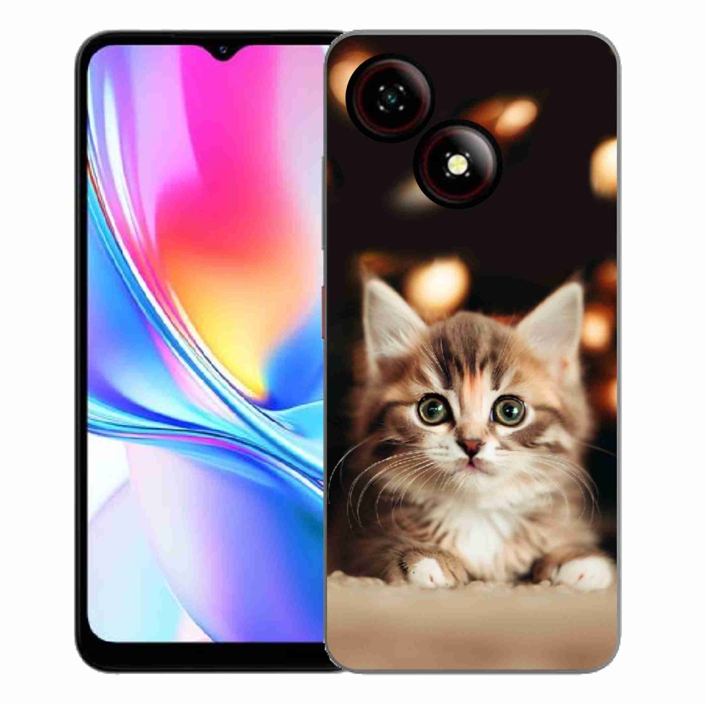 ZTE Blade A35E zselés borító mmCase - aranyos cica 2