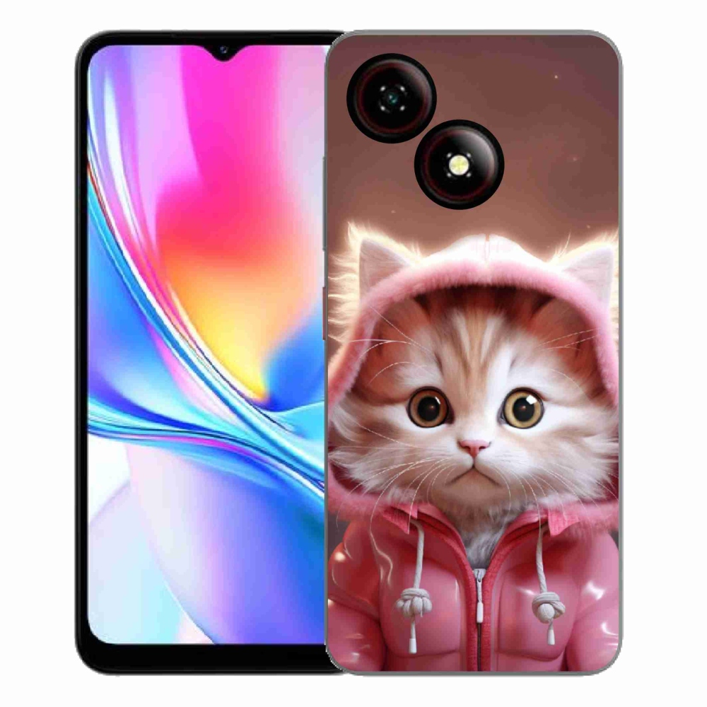 ZTE Blade A35E zselés borító mmCase - aranyos cica 3