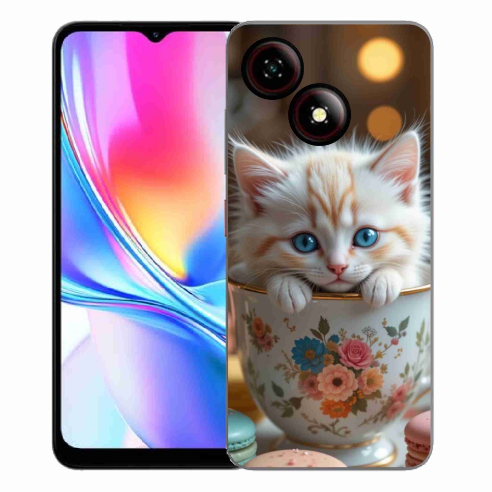 ZTE Blade A35E zselés borító mmCase - aranyos cica 6