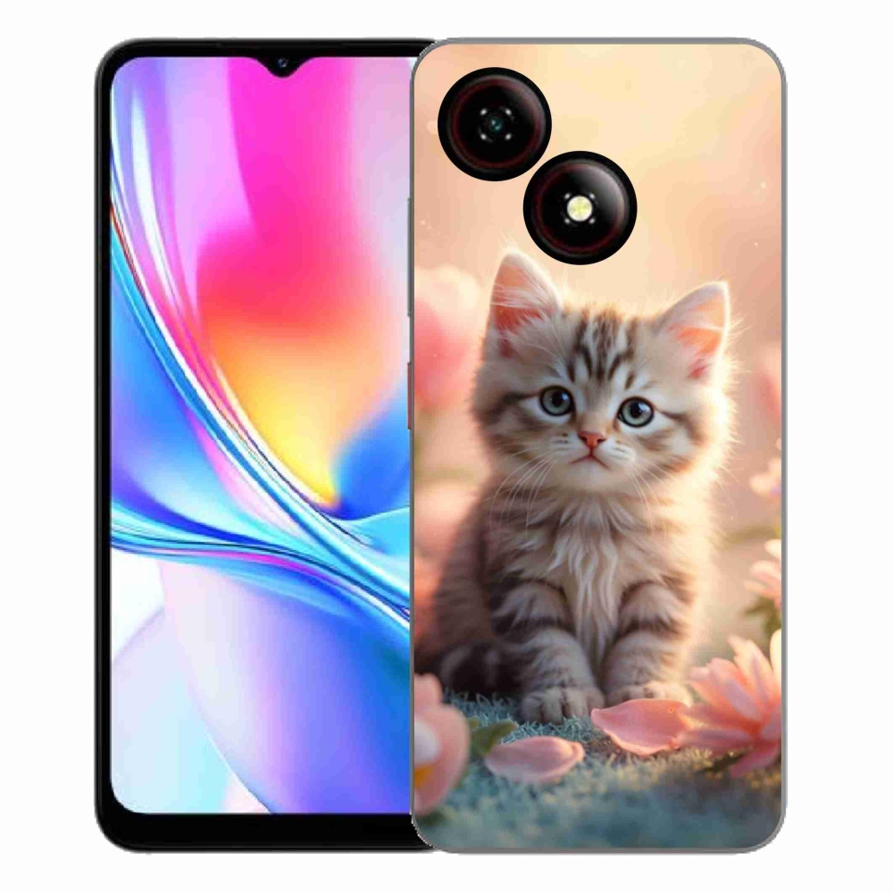 ZTE Blade A35E zselés borító mmCase - aranyos cica 8