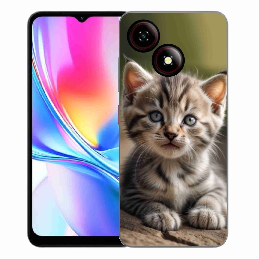 ZTE Blade A35E zselés borító mmCase - aranyos cica 9