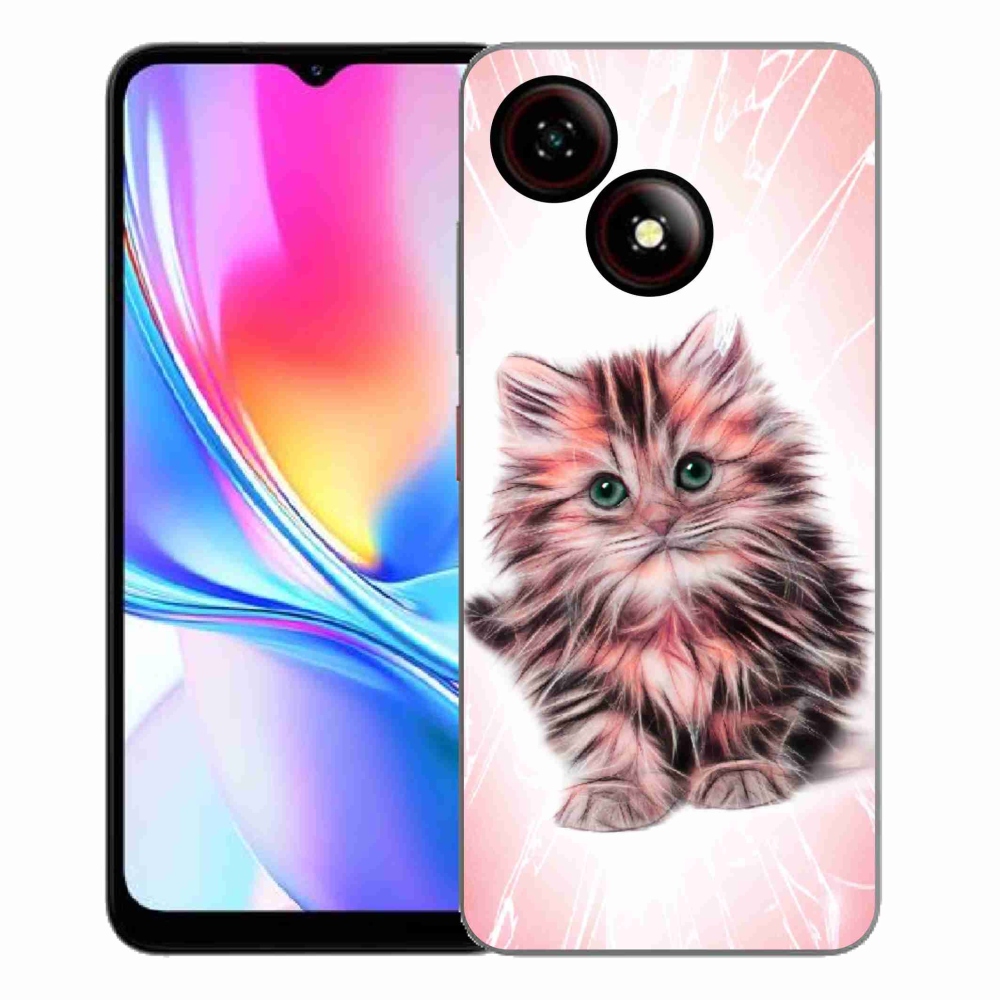 ZTE Blade A35E zselés tok mmCase - aranyos cica