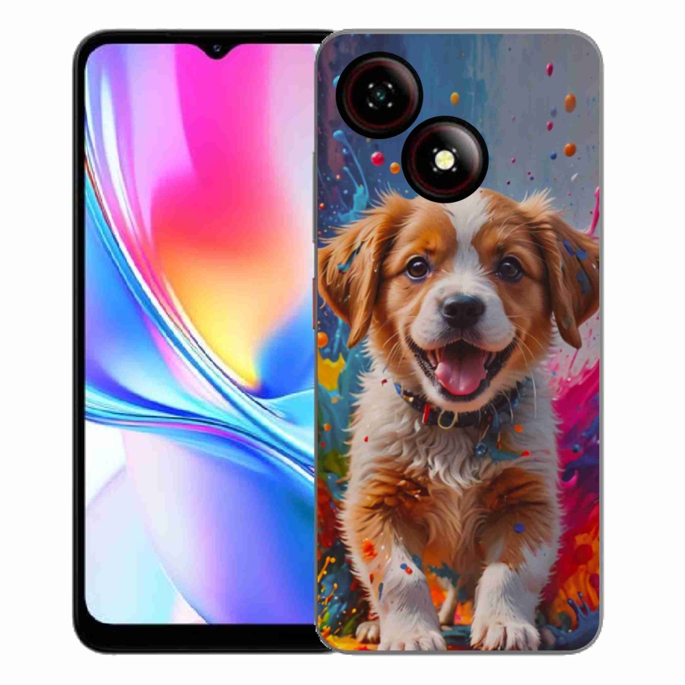 ZTE Blade A35E zselés borító mmCase - aranyos kiskutya 3