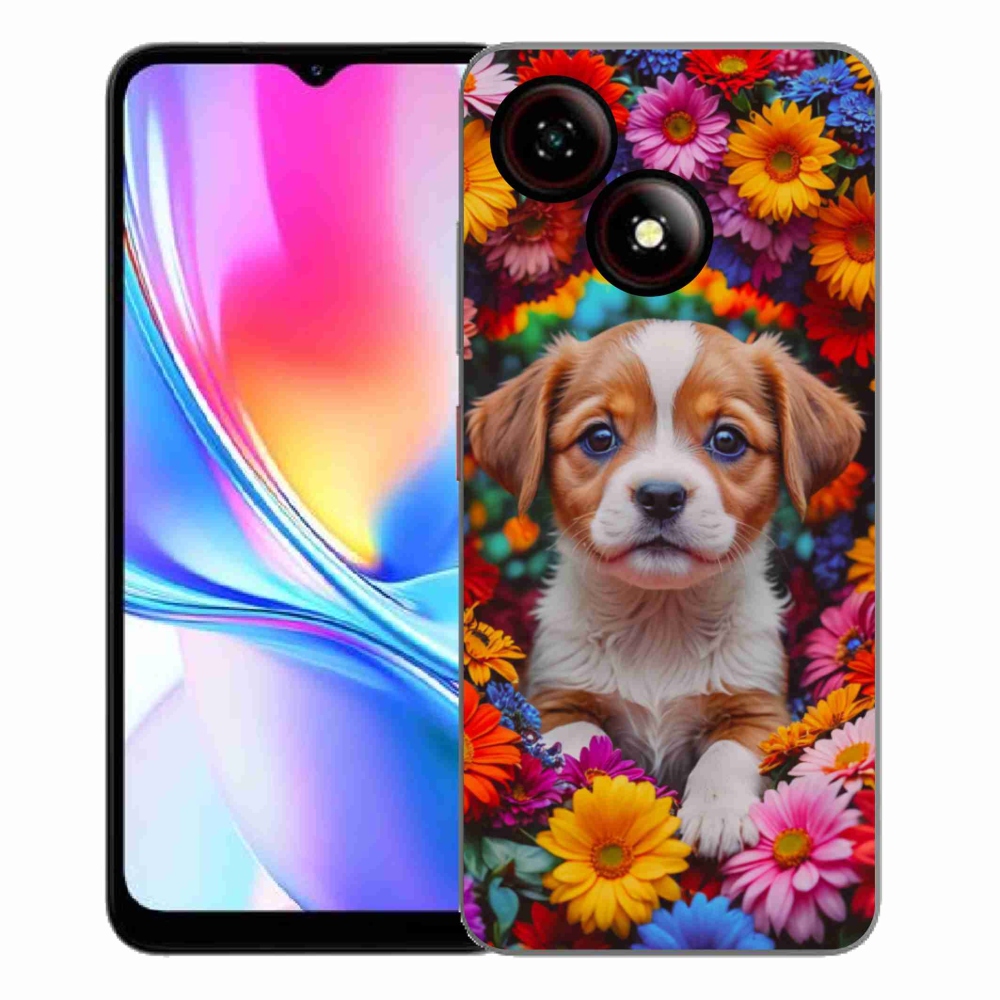 ZTE Blade A35E zselés borító mmCase - aranyos kiskutya