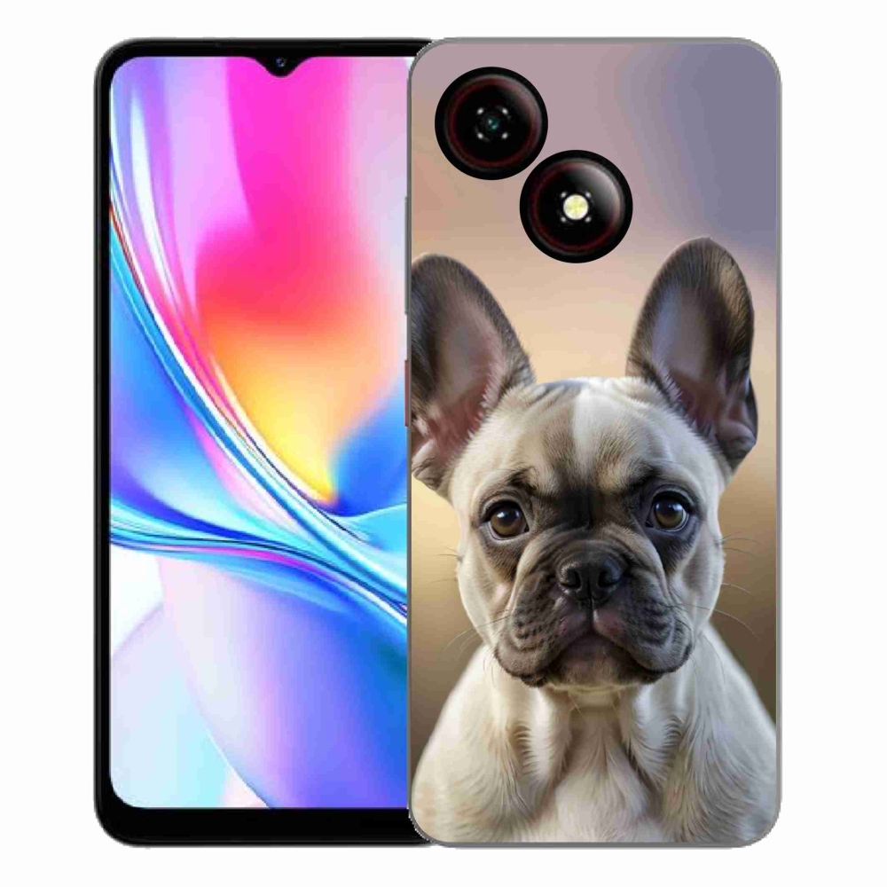ZTE Blade A35E zselés tok mmCase - aranyos francia bulldog