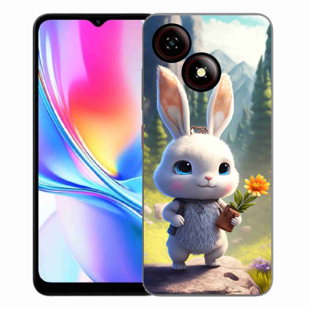 ZTE Blade A35E zselés tok mmCase - aranyos nyuszi