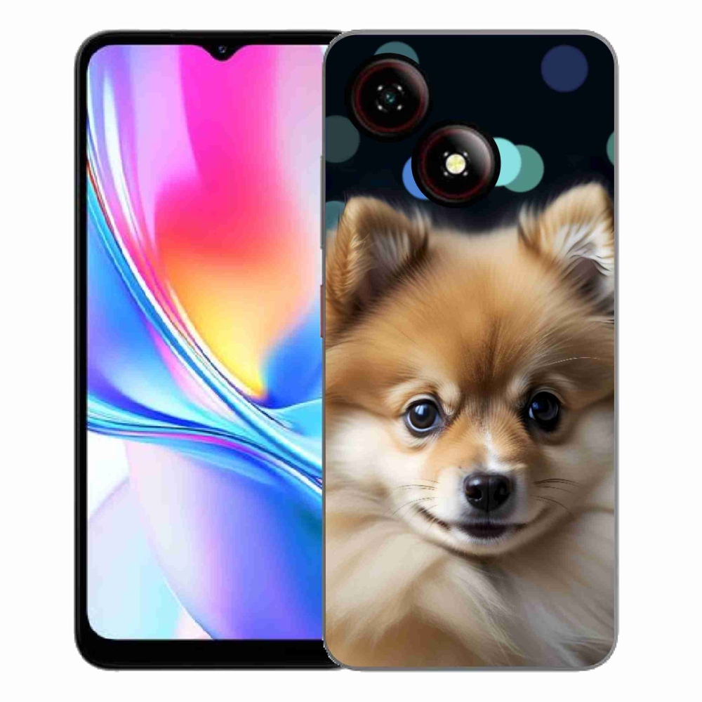 ZTE Blade A35E zselés tok mmCase - aranyos pomerániai kutya