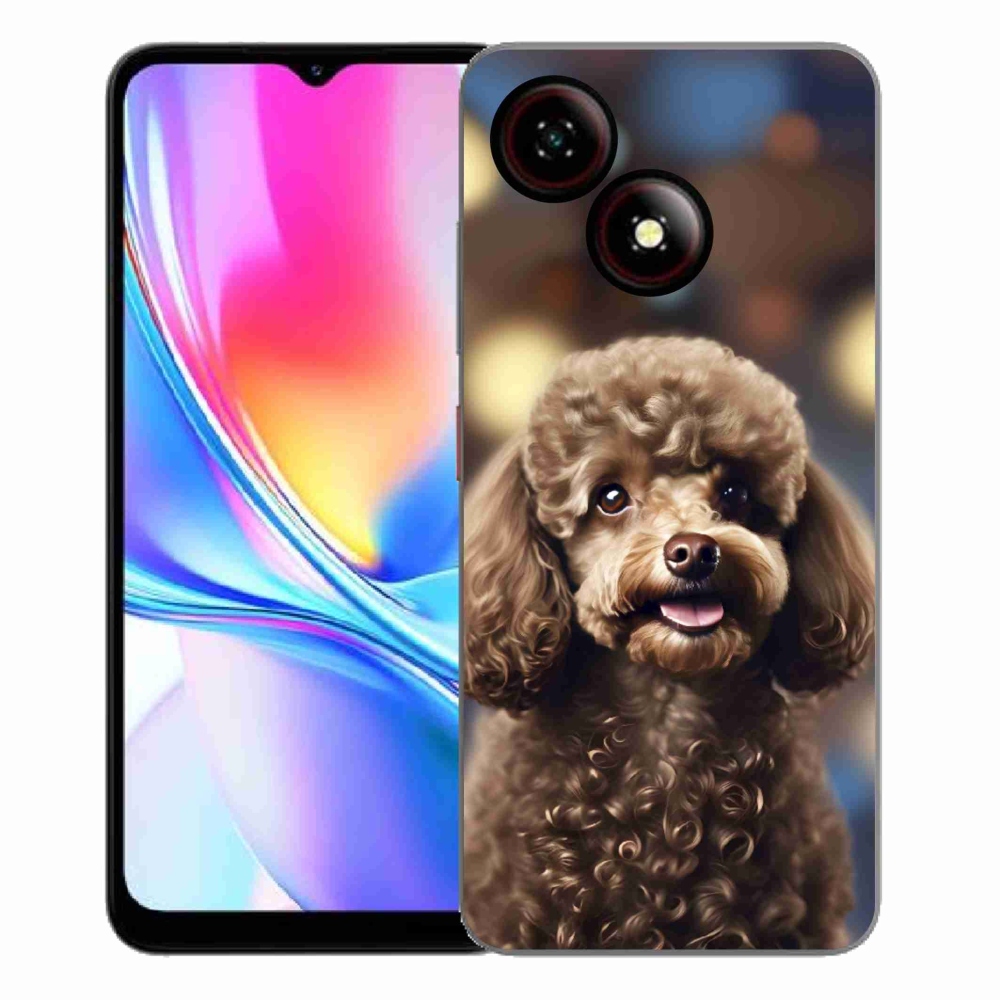 ZTE Blade A35E zselés tok mmCase - aranyos uszkár