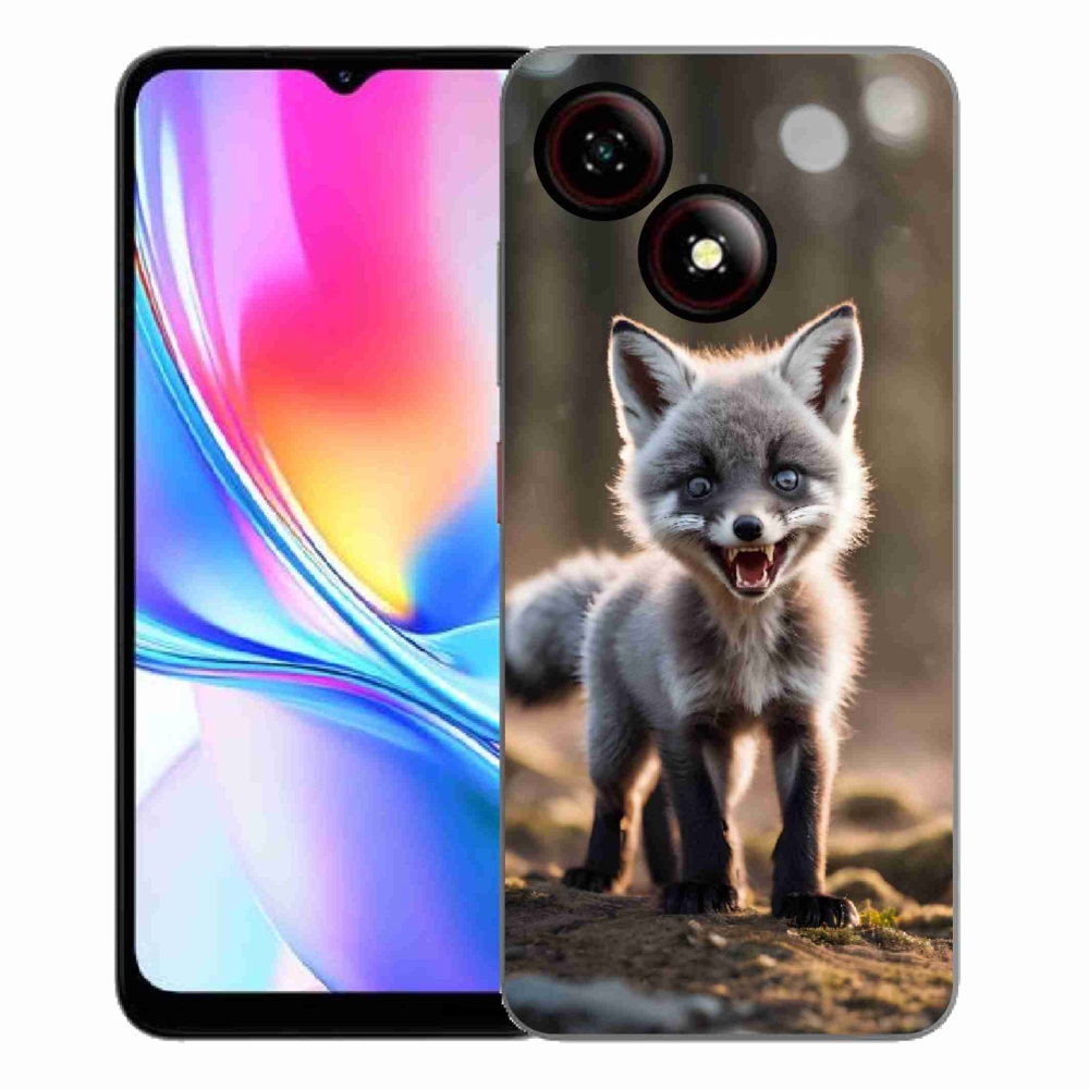 ZTE Blade A35E zselés tok mmCase - angry fox