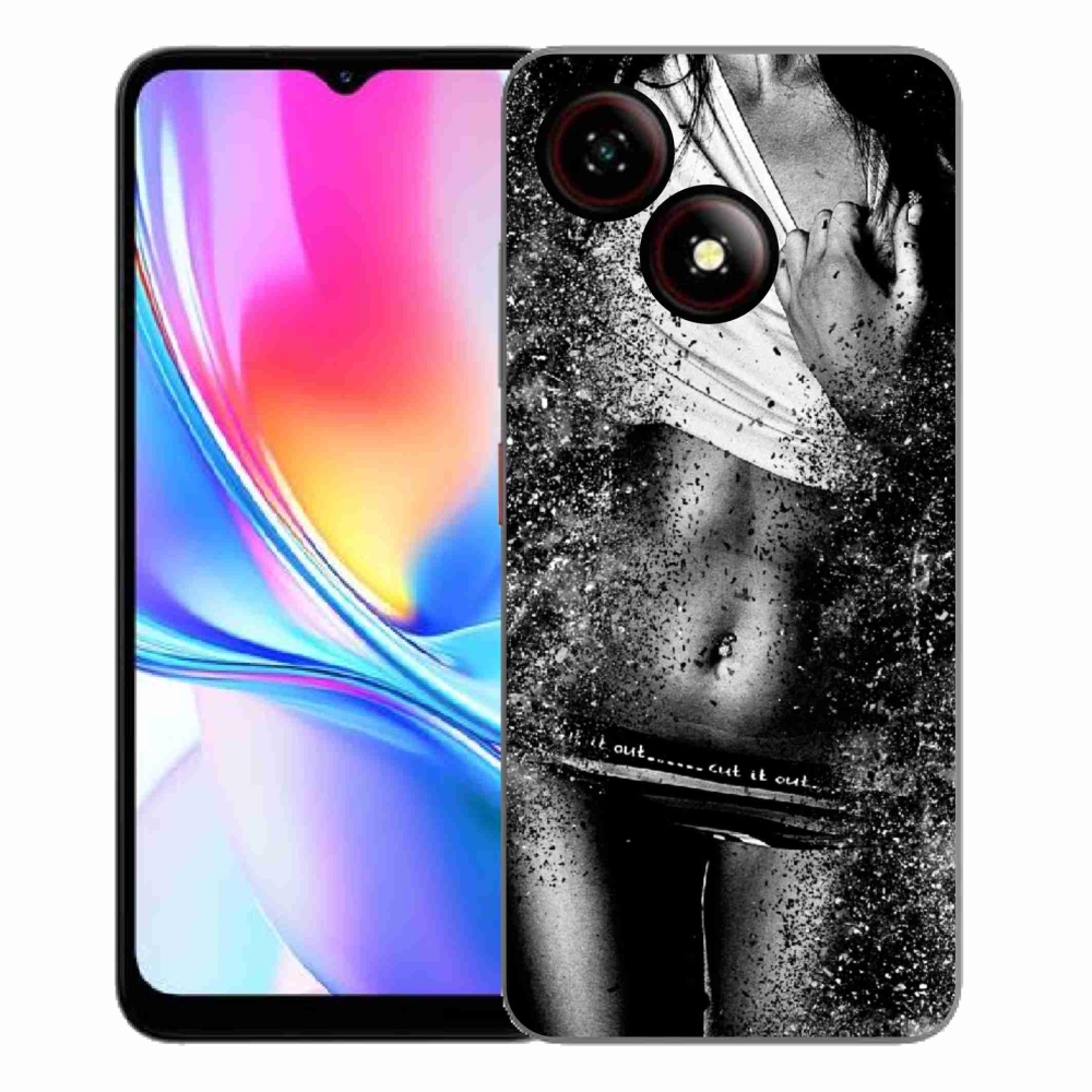 ZTE Blade A35E zselés borító mmCase - szexi nő 1