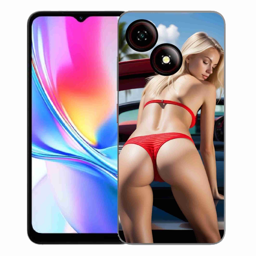 ZTE Blade A35E zselés borító mmCase - szexi nő 2
