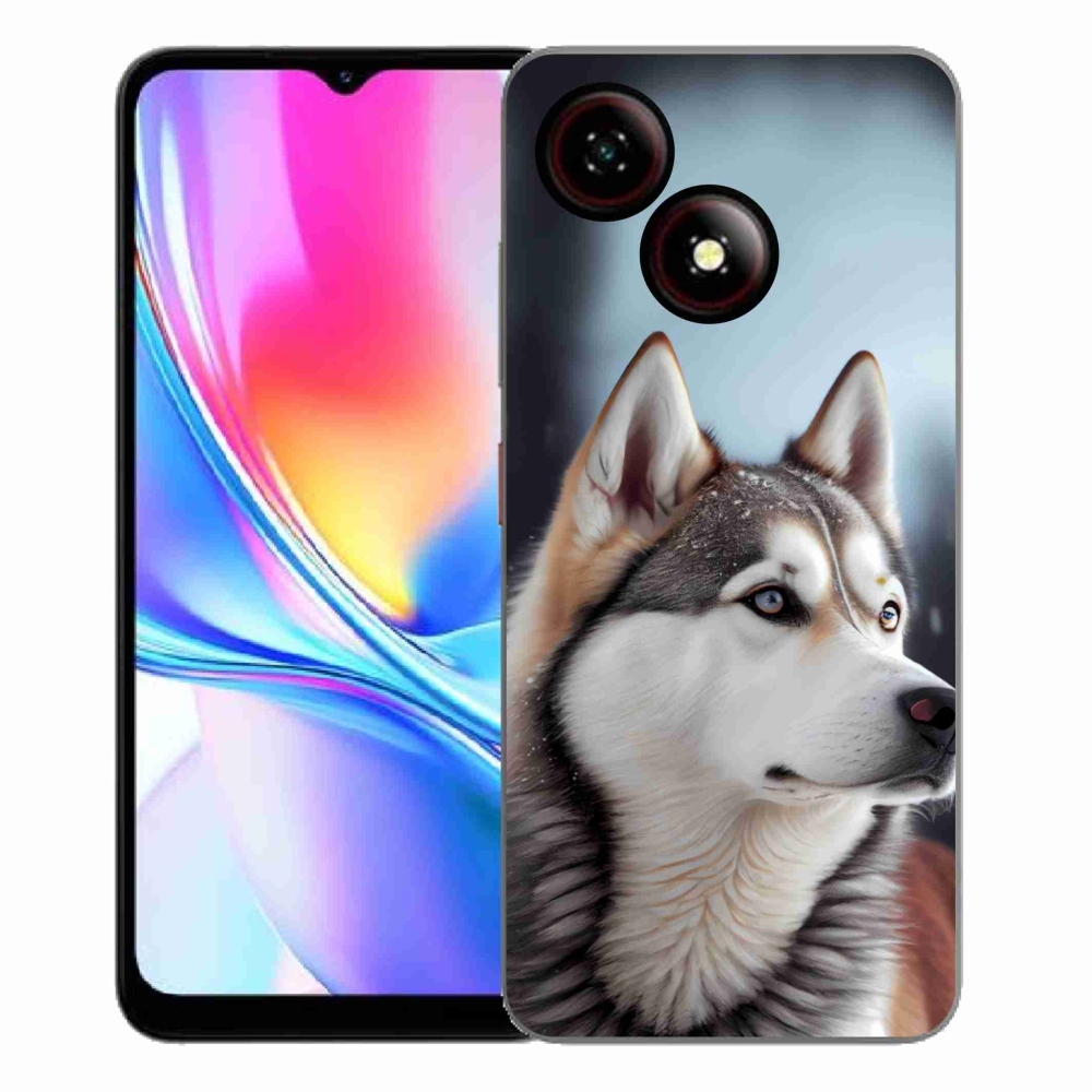 ZTE Blade A35E zselés tok mmCase - Szibériai husky