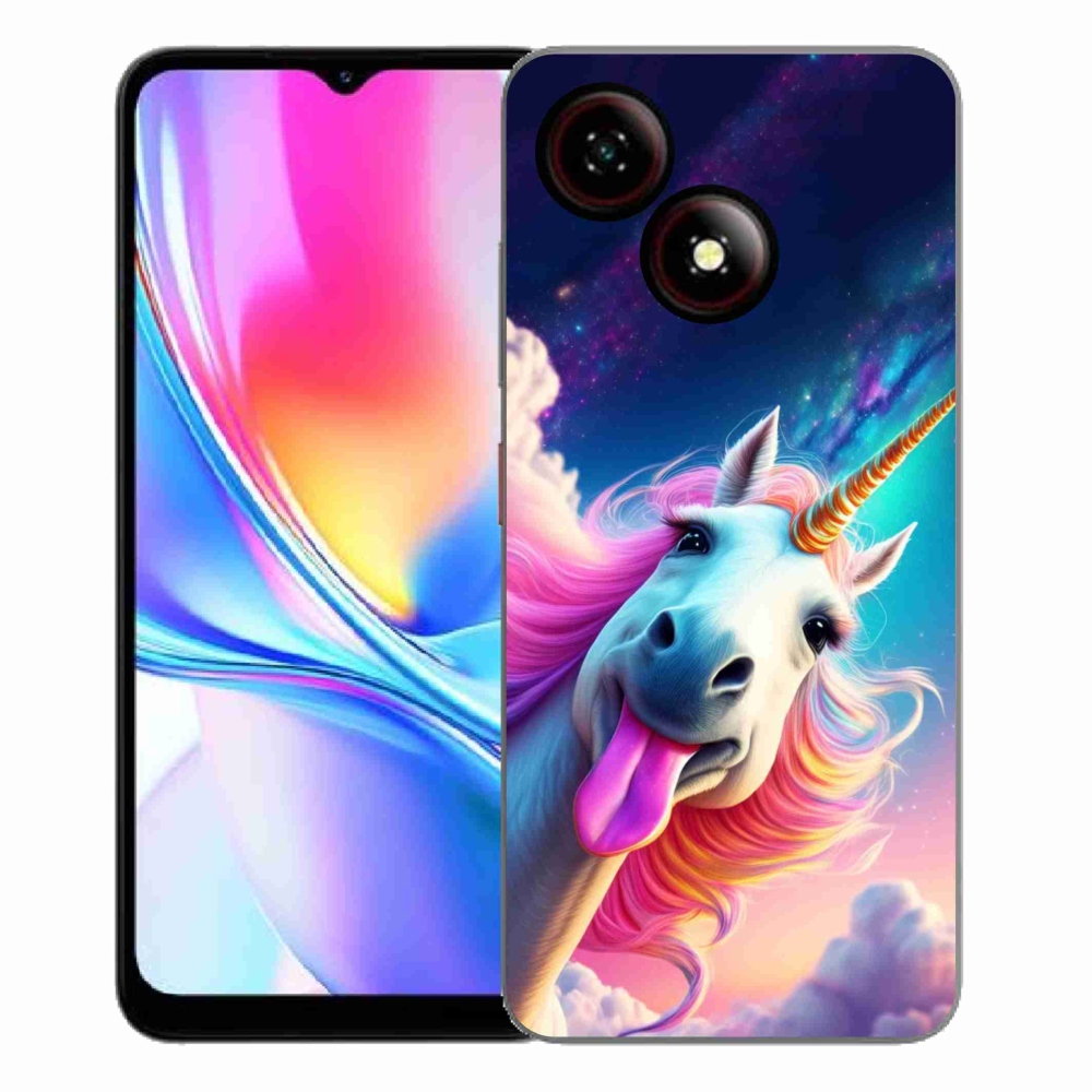 ZTE Blade A35E zselés borító mmCase - őrült egyszarvú