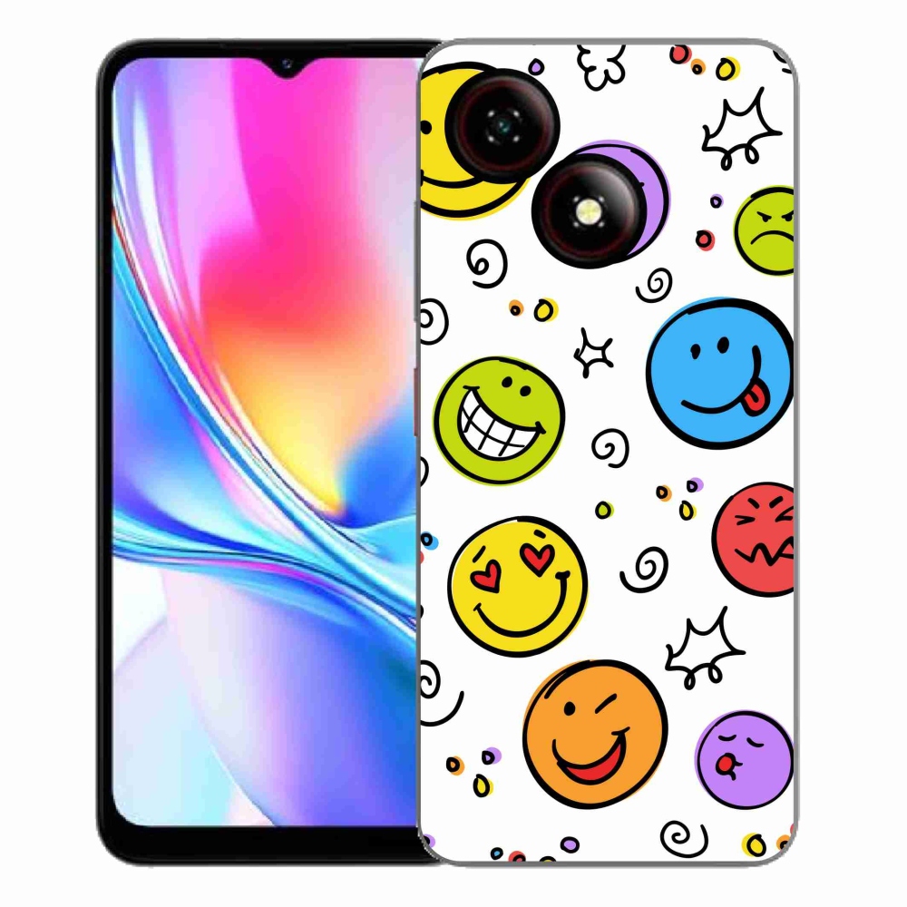 ZTE Blade A35E zselés borítás mmCase - smiley-k
