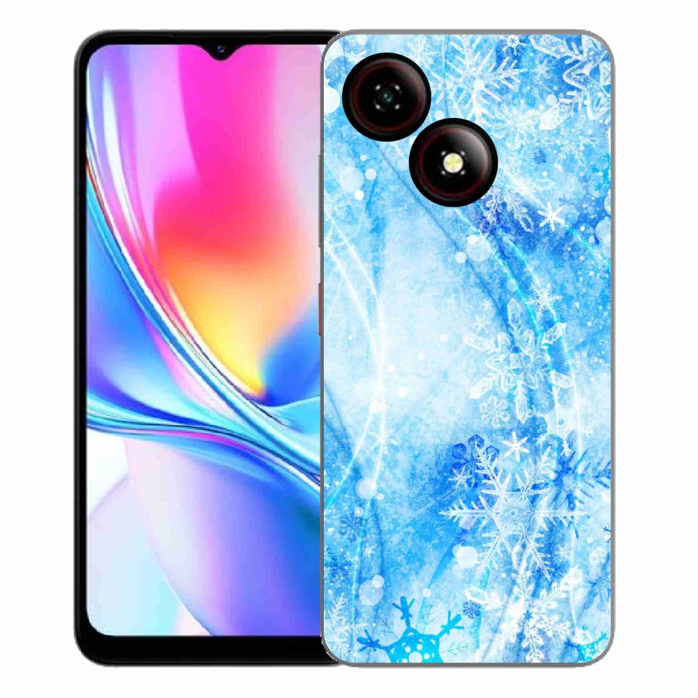 ZTE Blade A35E zselés tok mmCase - hópelyhekhez