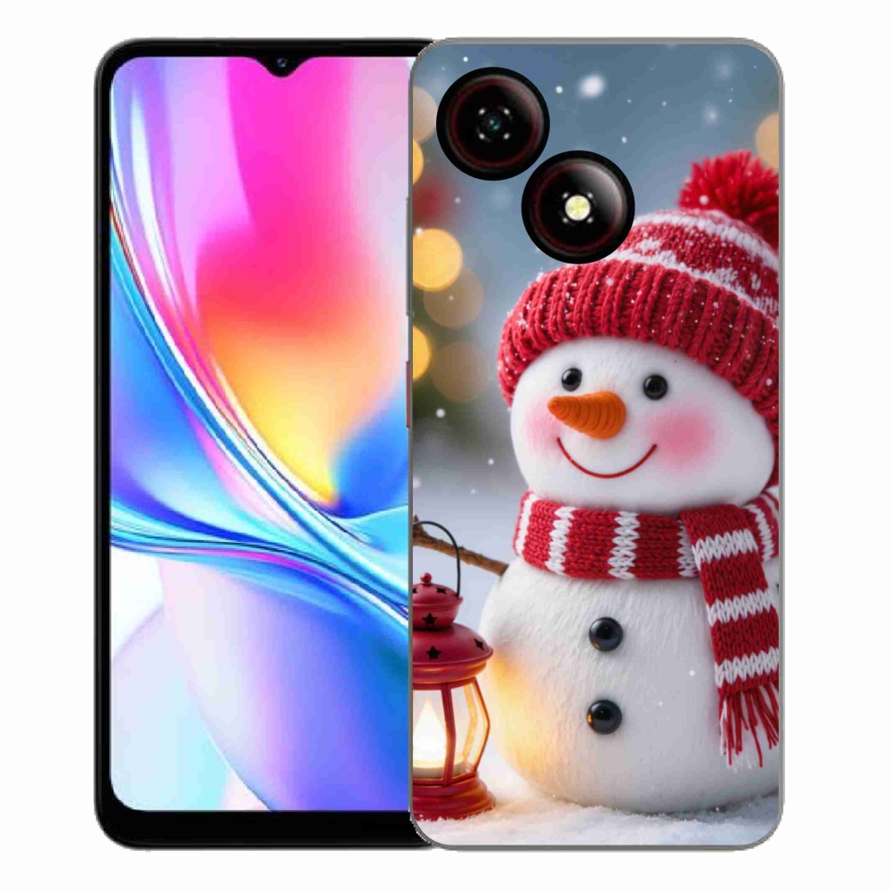 ZTE Blade A35E zselés tok mmCase - hóember 2
