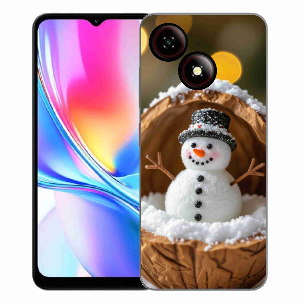 ZTE Blade A35E zselés tok mmCase - hóember 4