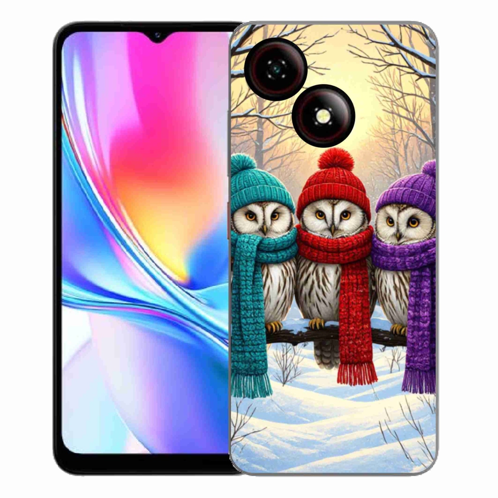 ZTE Blade A35E zselés tok mmCase - bagolybarátok