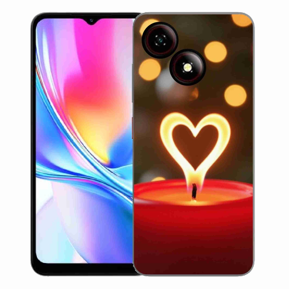 ZTE Blade A35E zselés tok mmCase - a lángok szíve