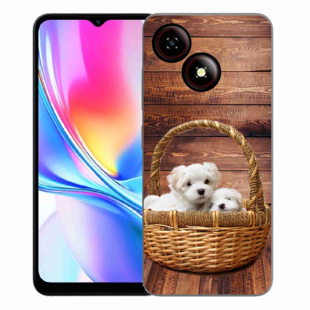 ZTE Blade A35E zselés tok mmCase - kölyökkutyákhoz