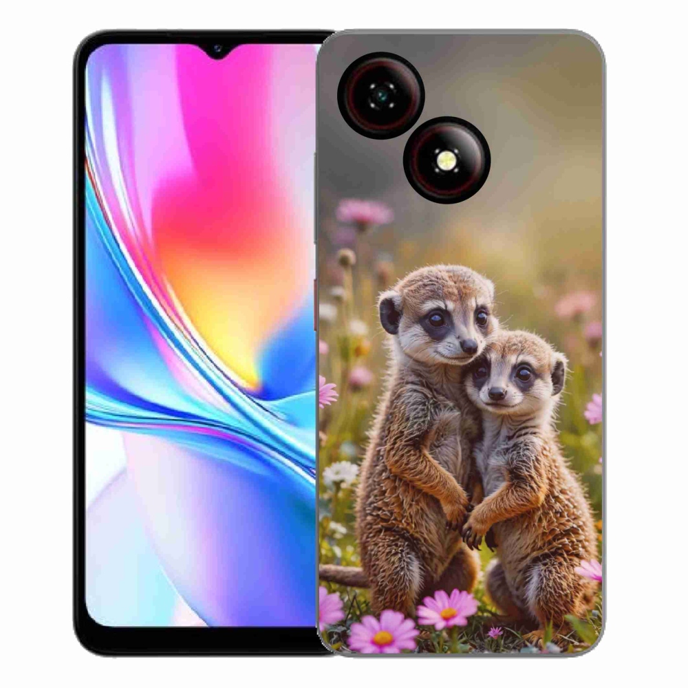 ZTE Blade A35E zselés tok mmCase - szurikátás duóhoz