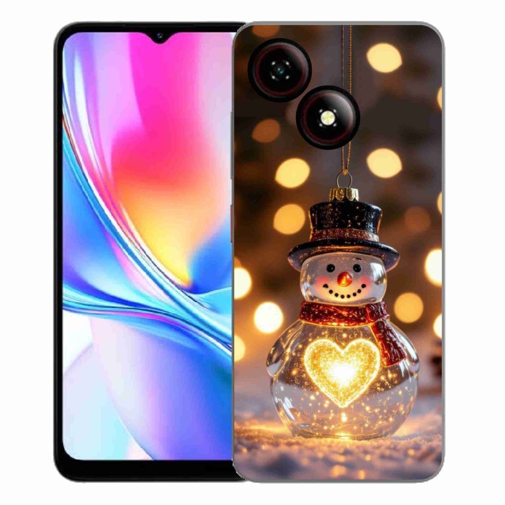 ZTE Blade A35E zselés tok mmCase - karácsonyi hóember