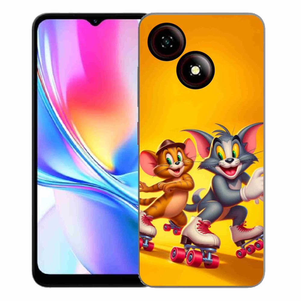 ZTE Blade A35E zselés tok mmCase - tom and jerry