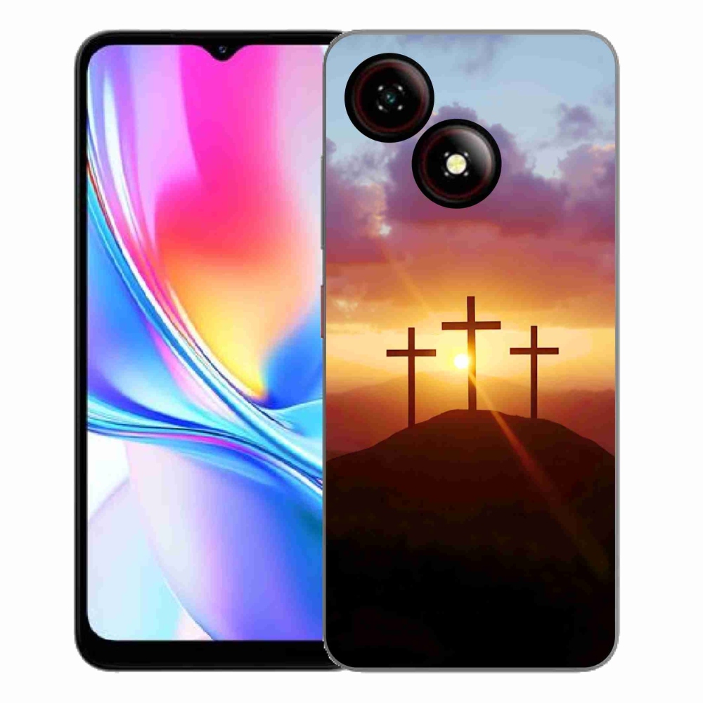 ZTE Blade A35E zselés borító mmCase - három kereszt