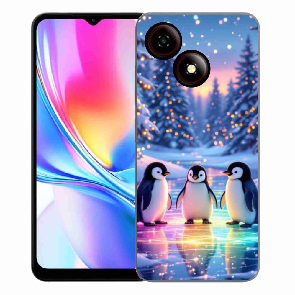 ZTE Blade A35E zselés tok mmCase - pingvinekhez