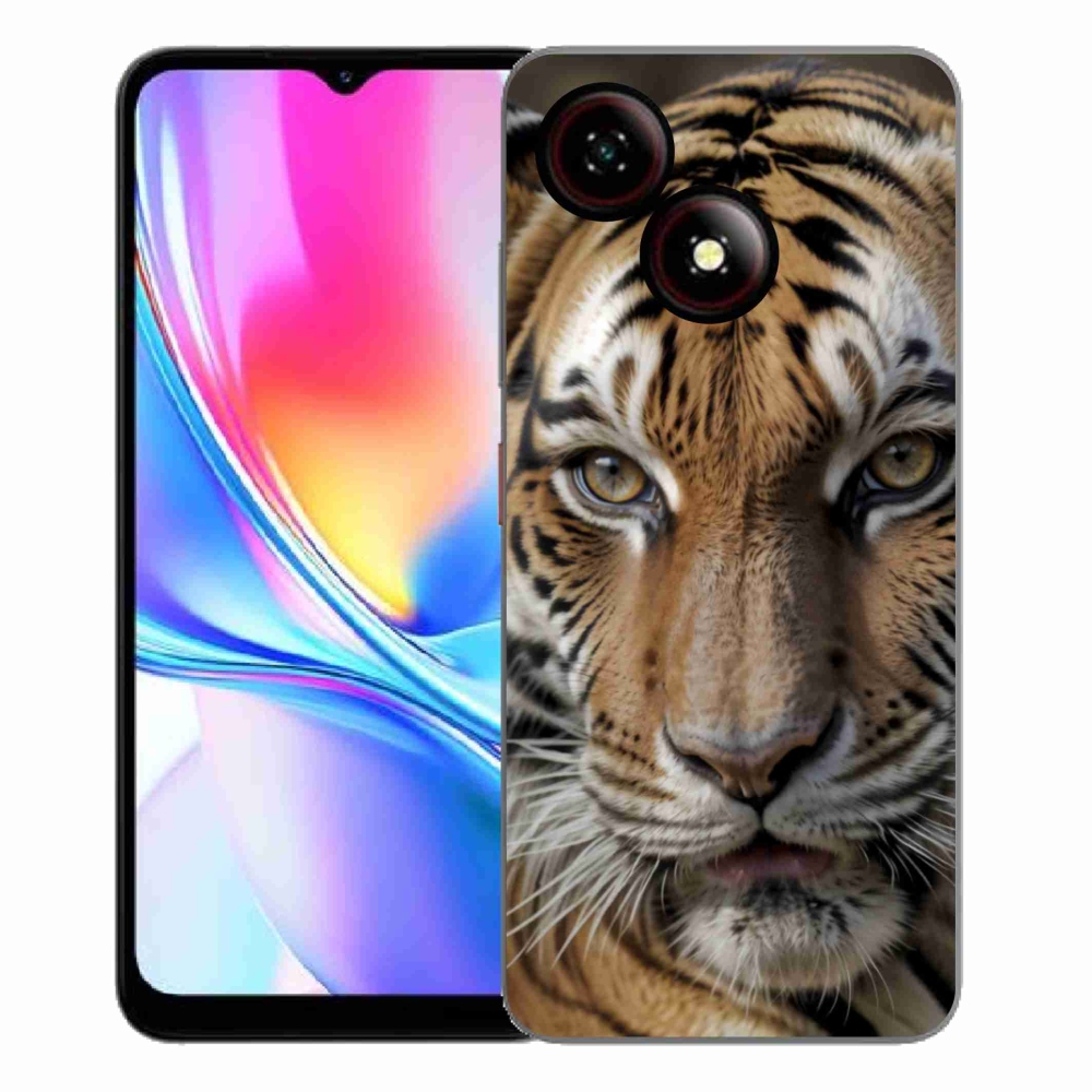 ZTE Blade A35E zselés borítás mmCase - tigris nézet