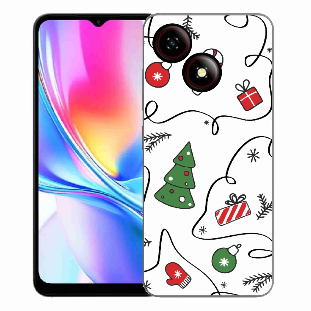 ZTE Blade A35E zselés borító mmCase - Karácsonyi motívumok