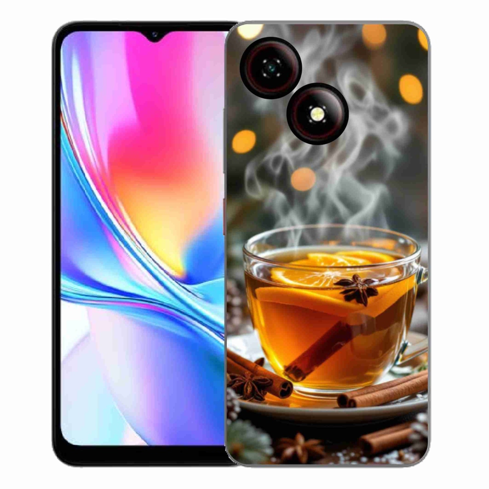 ZTE Blade A35E zselés tok mmCase - karácsonyi lyukasztás